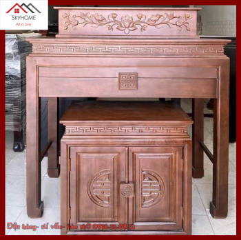 2 mẫu tủ thờ giống mà khác nhau như thế nào